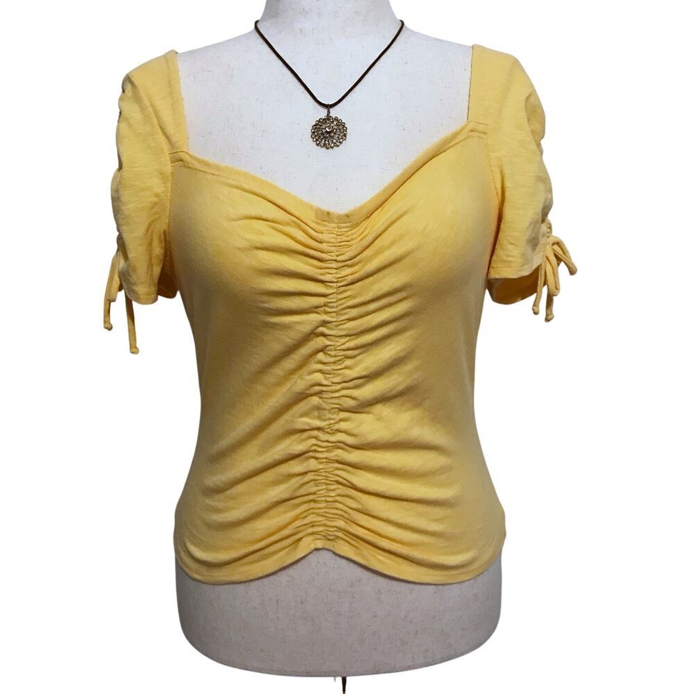 Kingston Grey NWT Yellow Blouse Juniors XL